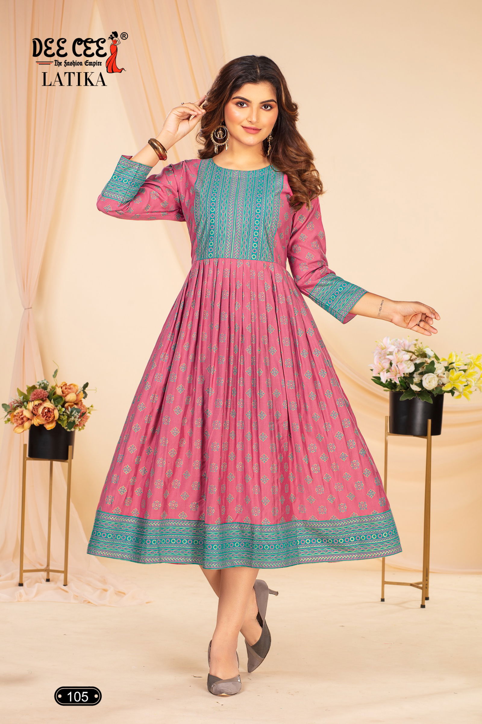 Latika By Deecee Chanderi Plain Printed Kurti Wholesale Shop In Surat
